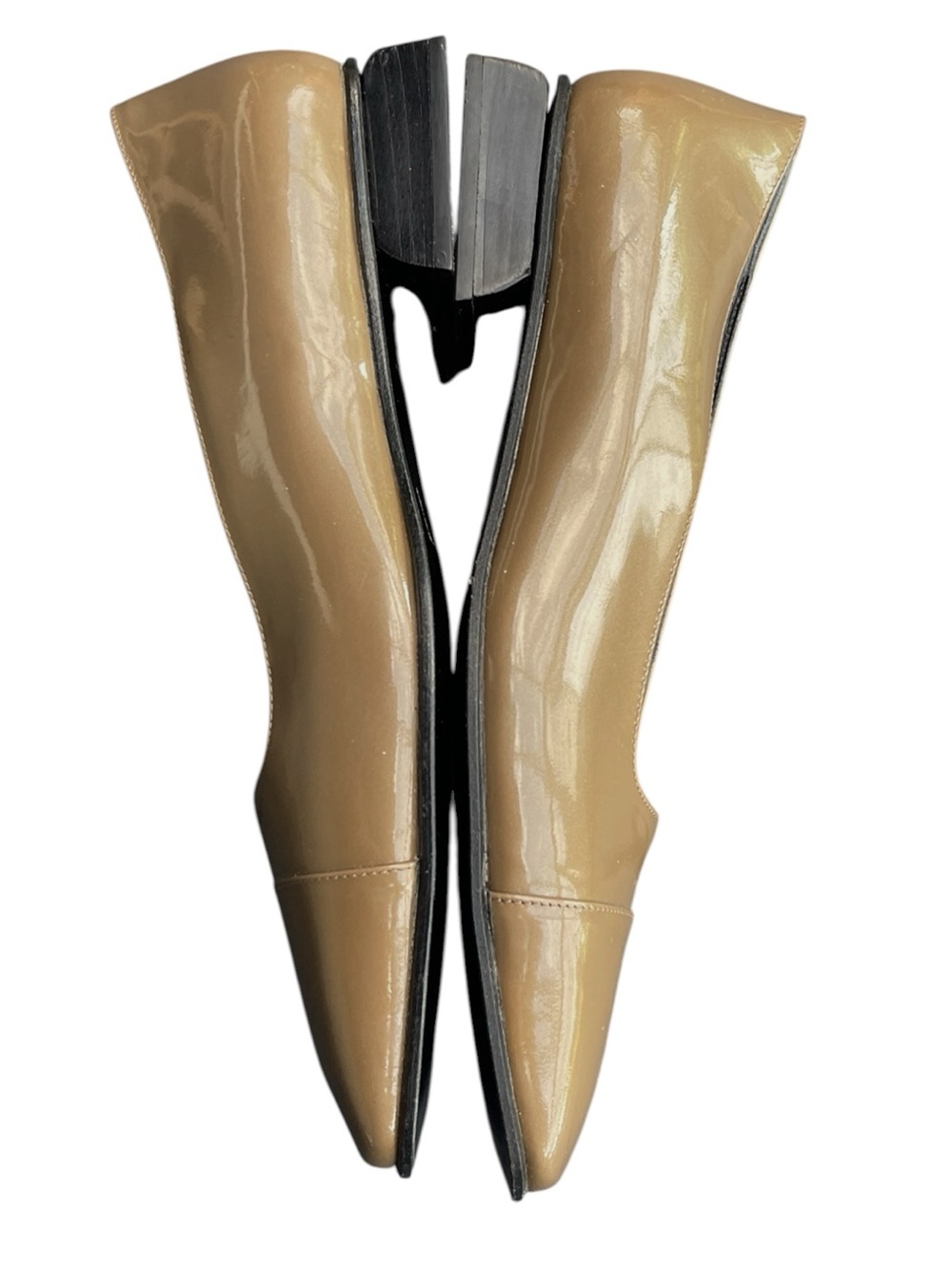 New Vintage Bally Trives Bronze Square Heel/Toe Patent Leather Loafer (5.5) - Picture 9 of 14